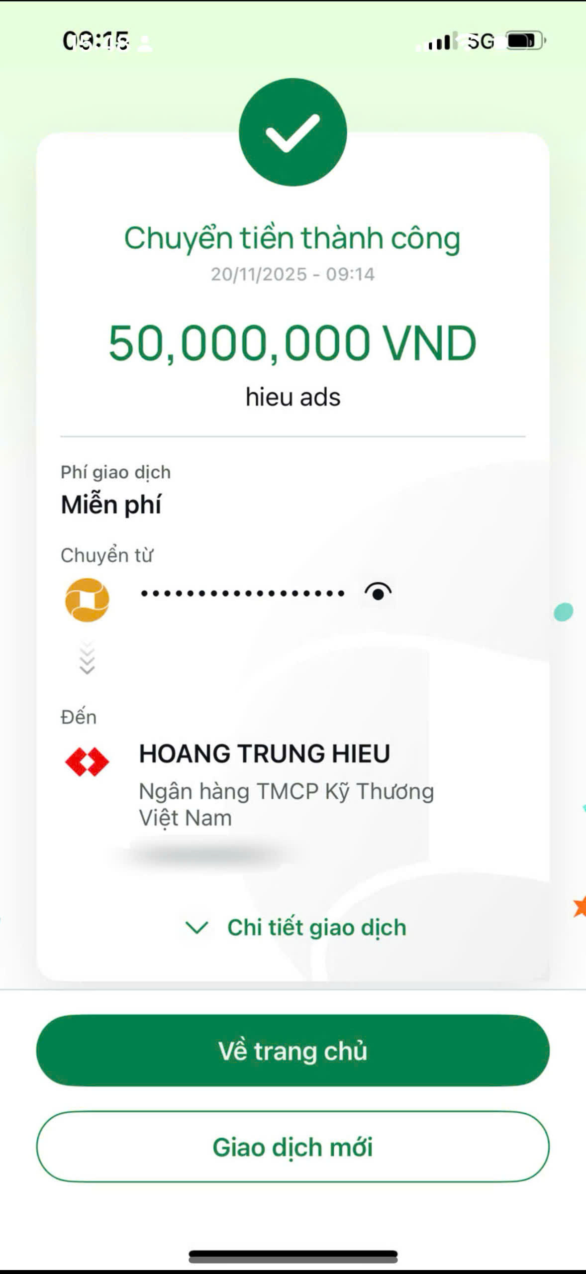 Phản hồi của chủ shop về giá mỗi tin nhắn